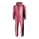 Black and pink Camo abstract Hooded Jumpsuit (Kids)