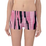 Black and pink Camo abstract Boyleg Bikini Bottoms