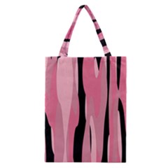 Black And Pink Camo Abstract Classic Tote Bag by TRENDYcouture