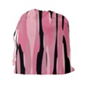 Black and pink camo abstract Drawstring Pouches (XXL) View2
