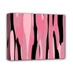 Black and pink camo abstract Deluxe Canvas 14  x 11 