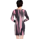Pink and Black Camouflage Abstract Long Sleeve Nightdress View2