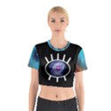 Helix Eye Cotton Crop Top View1