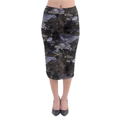 Naturally Rugged & Earthy Midi Pencil Skirt