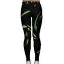 Green Twist Yoga Leggings View2