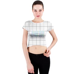 Baby B Transparent  Crew Neck Crop Top by itsybitsypeakspider