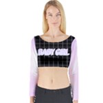 Baby Girl Long Sleeve Crop Top