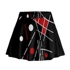Artistic Abstraction Mini Flare Skirt by Valentinaart