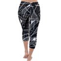 Gray abstraction Capri Winter Leggings  View4