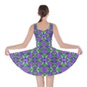 Pretty Purple Flowers Pattern Skater Dress View2