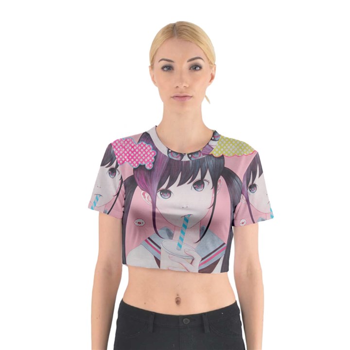 Sweet Boredom Cotton Crop Top