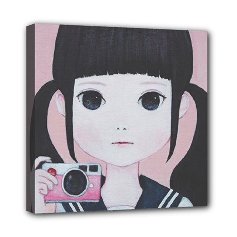 Smile Camare Mini Canvas 8  X 8  by kaoruhasegawa