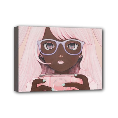 Gamergirl 3 P Mini Canvas 7  X 5  by kaoruhasegawa