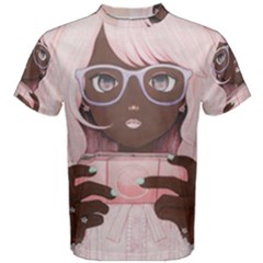 Gamergirl 3 P Men s Cotton Tee by kaoruhasegawa