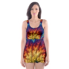 Amazing Special Fractal 25a Skater Dress Swimsuit by Fractalworld