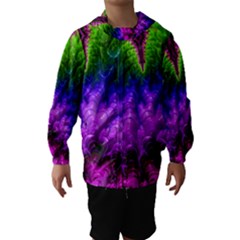 Amazing Special Fractal 25c Hooded Wind Breaker (kids) by Fractalworld