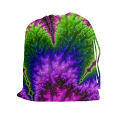 Amazing Special Fractal 25c Drawstring Pouches (xxl) by Fractalworld