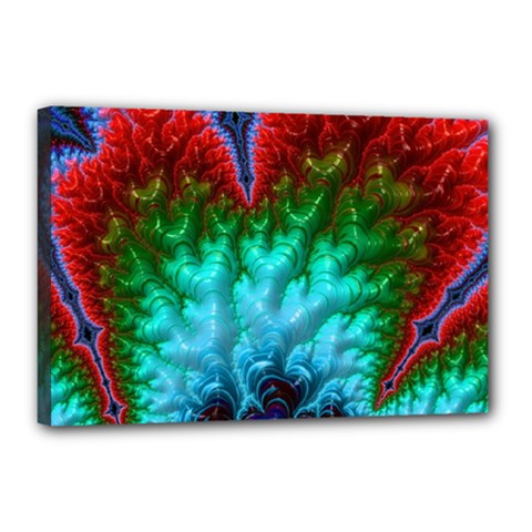 Amazing Special Fractal 25b Canvas 18  X 12  by Fractalworld
