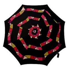 Abstract Waves Hook Handle Umbrellas (medium) by Valentinaart