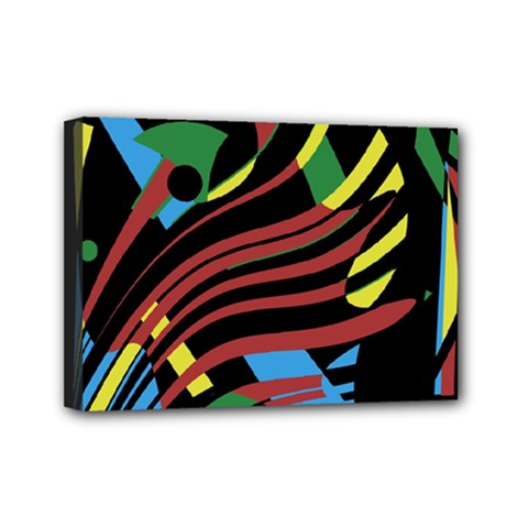 Optimistic Abstraction Mini Canvas 7  X 5  by Valentinaart