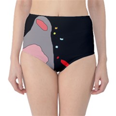 Crazy Abstraction High-waist Bikini Bottoms by Valentinaart