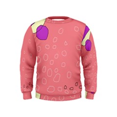 Pink Abstraction Kids  Sweatshirt by Valentinaart