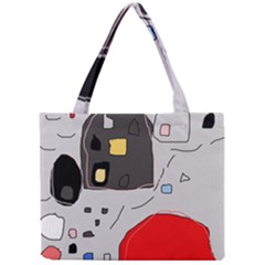 Playful Abstraction Mini Tote Bag by Valentinaart