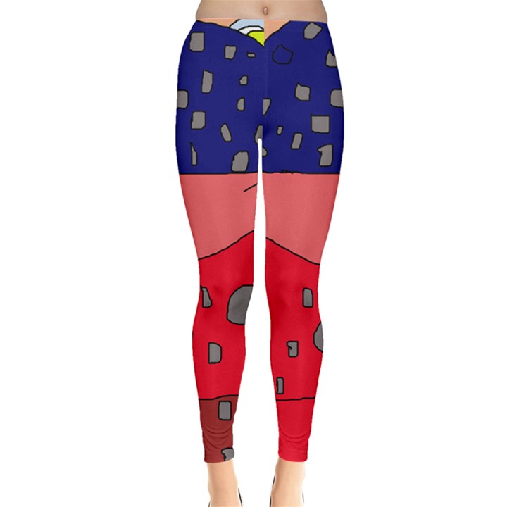 Playful abstraction Leggings 