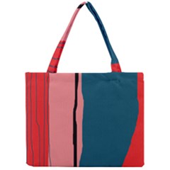 Decorative Lines Mini Tote Bag by Valentinaart