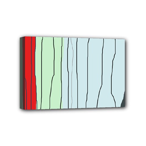 Decorative lines Mini Canvas 6  x 4 