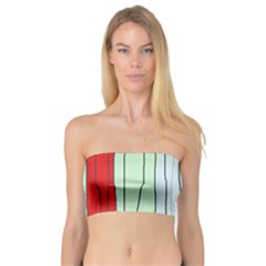 Decorative lines Bandeau Top