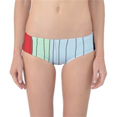 Decorative lines Classic Bikini Bottoms