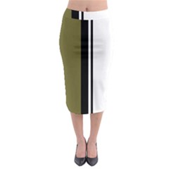 Elegant Lines Midi Pencil Skirt by Valentinaart