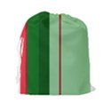 Green and red design Drawstring Pouches (XXL) View2