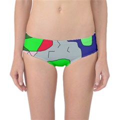 Crazy Abstraction Classic Bikini Bottoms by Valentinaart