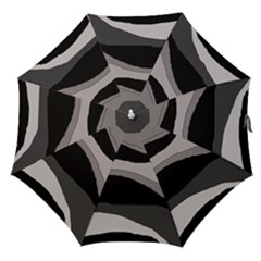 Black And Gray Design Straight Umbrellas by Valentinaart