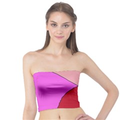 Pink Abstraction Tube Top