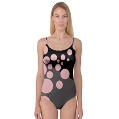 Pink Dots Camisole Leotard  by Valentinaart