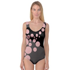 Pink Dots Princess Tank Leotard  by Valentinaart