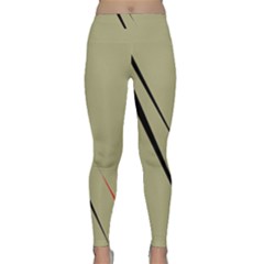 Elegant Lines Yoga Leggings by Valentinaart