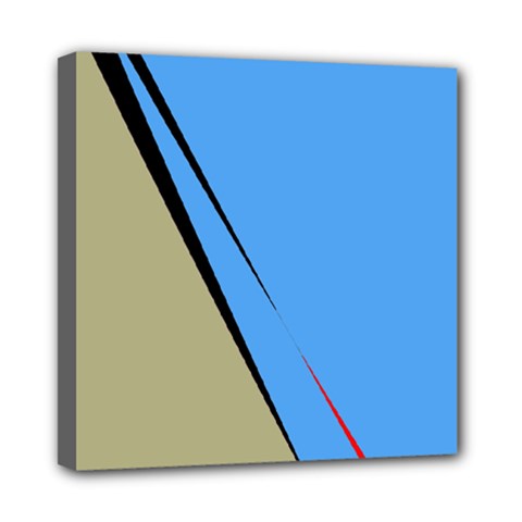 Elegant Lines Mini Canvas 8  X 8  by Valentinaart