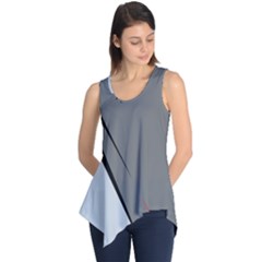 Elegant Gray Sleeveless Tunic by Valentinaart