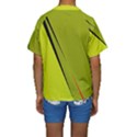 Yellow elegant design Kid s Short Sleeve Swimwear View2