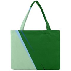 Green Design Mini Tote Bag by Valentinaart
