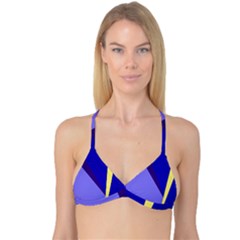 Geometrical Abstraction Reversible Tri Bikini Top by Valentinaart