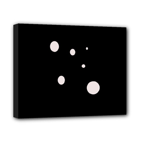 White Dots Canvas 10  X 8  by Valentinaart