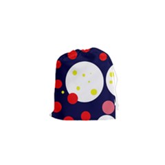 Abstract Moon Drawstring Pouches (xs) 