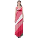 Pink abstraction Empire Waist Maxi Dress View1