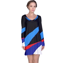 Colorful Abstraction Long Sleeve Nightdress by Valentinaart