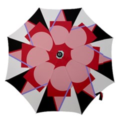 Decorative Geomeric Abstraction Hook Handle Umbrellas (small) by Valentinaart